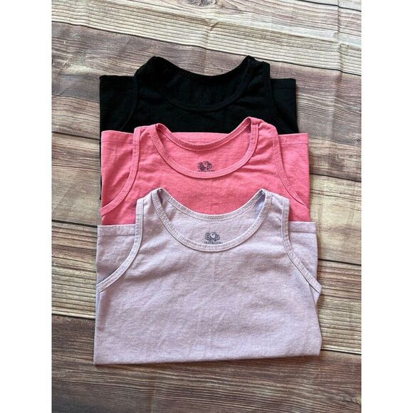 Fruit of the Loom Girls 4t/5t Undershirts, Tank, 3 pack - Picture 1 of 3